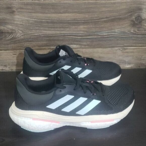 New‎ Adidas Solar Glide Womens Black Running Shoes Size 10 Lightweight Athletic - Picture 4 of 8